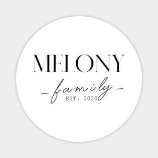 Melony Family EST. 2020, Surname, Melony Magnet